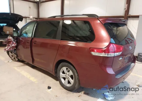 2012 Toyota Sienna Le V6 8 Passenger from USA, damaged, VIN 5TDKK3DCXCS206226
